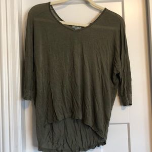olive green shirt